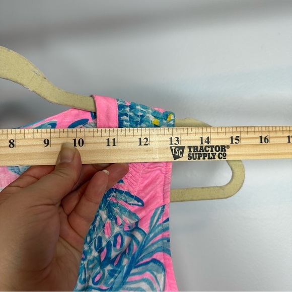 Lilly Pulitzer Essie Sleeveless Top Pelican Pink Beat The Heat Womens Size SMALL - Picture 9 of 11